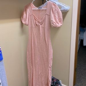 Pink y2k bodycon dress